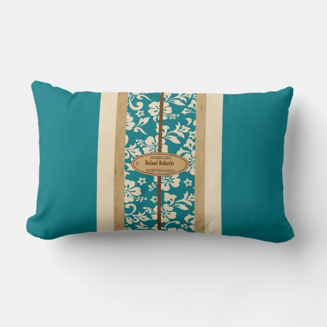 Mokuleia Surfboard Customizable Lumbar Pillows (Front)