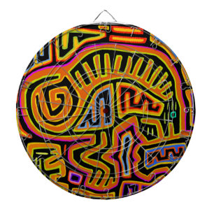 Mola Shaman Peyote Visions Dartboard
