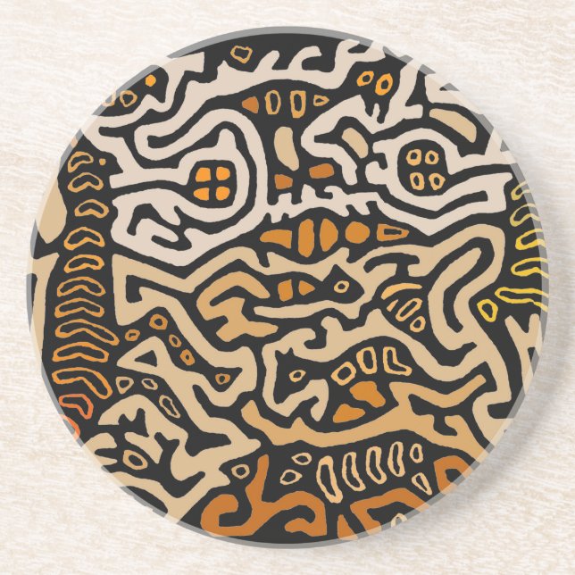 Mola Spirit Souls Dance Coaster (Front)