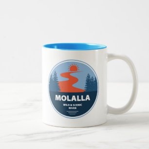 Molalla Wild And Scenic River Two-Tone Coffee Mug