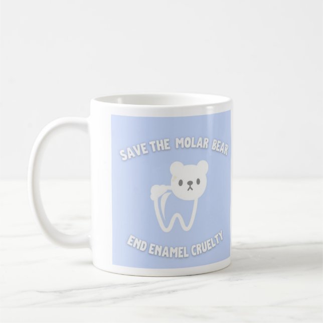 Molar bear drôle dentist mug (Gauche)