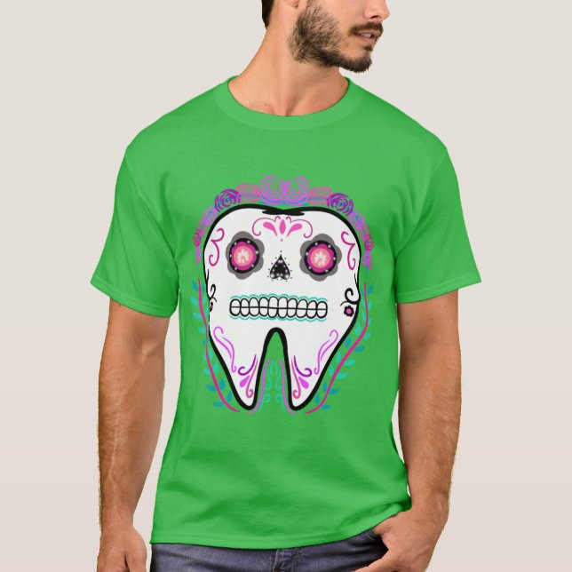 Molar Da de Muertos Oversized T-Shirt (Front)