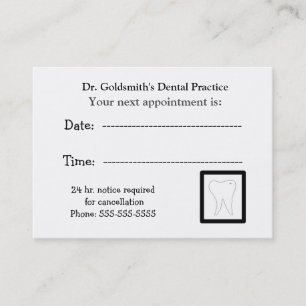 Molar Dental Appointment Design