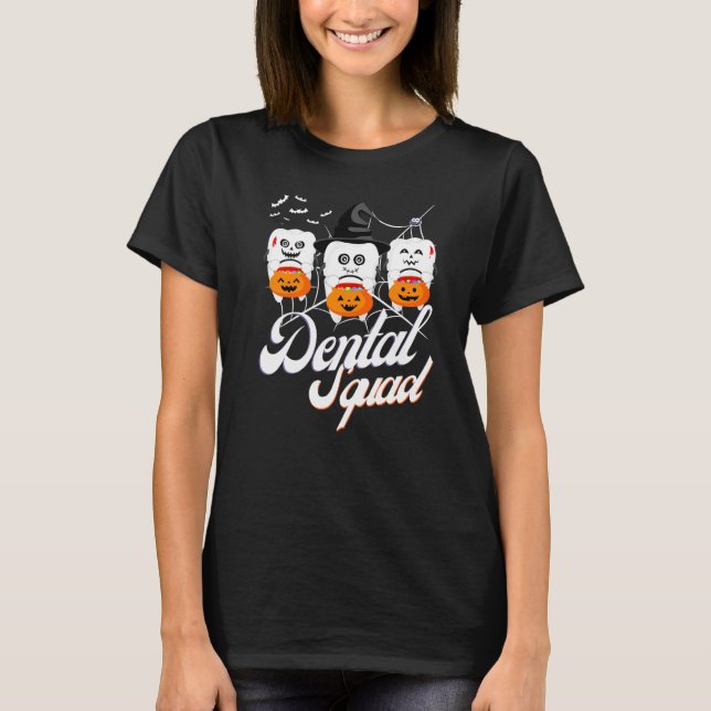 Molar Spooky Dentist Halloween Graduation Dental S T-Shirt (Front)