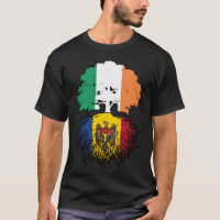 Moldava Moldavan Irish Ireland Tree Roots Flag