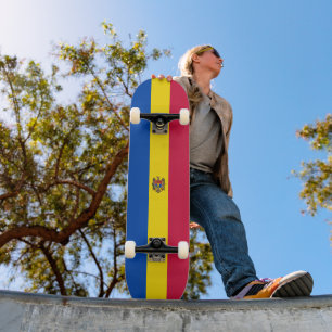 Moldavia flag skateboard