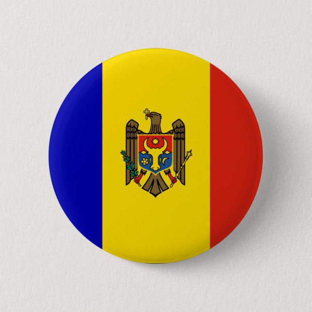 Moldova 2 Inch Round Button (Front)