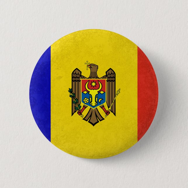 Moldova 2 Inch Round Button (Front)