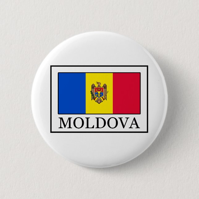 Moldova 2 Inch Round Button (Front)