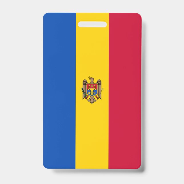 Moldova Flag Badge (Front)