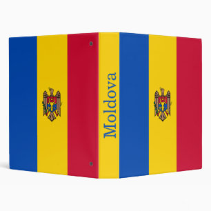 Moldova Flag Binder