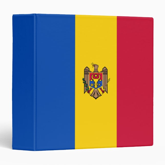Moldova Flag Binder (Front/Spine)