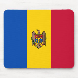 Moldova Flag Mouse Pad