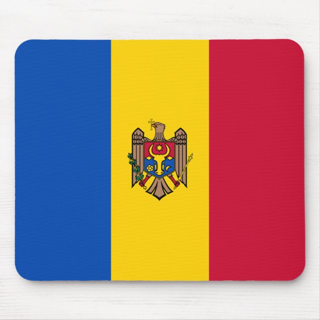 Moldova Flag Mouse Pad (Front)