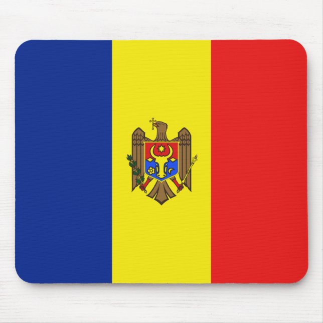 Moldova Flag Mousepad (Front)