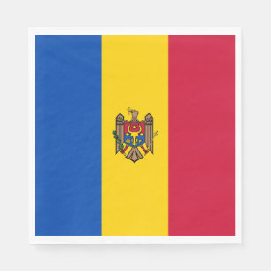 Moldova Flag Napkin