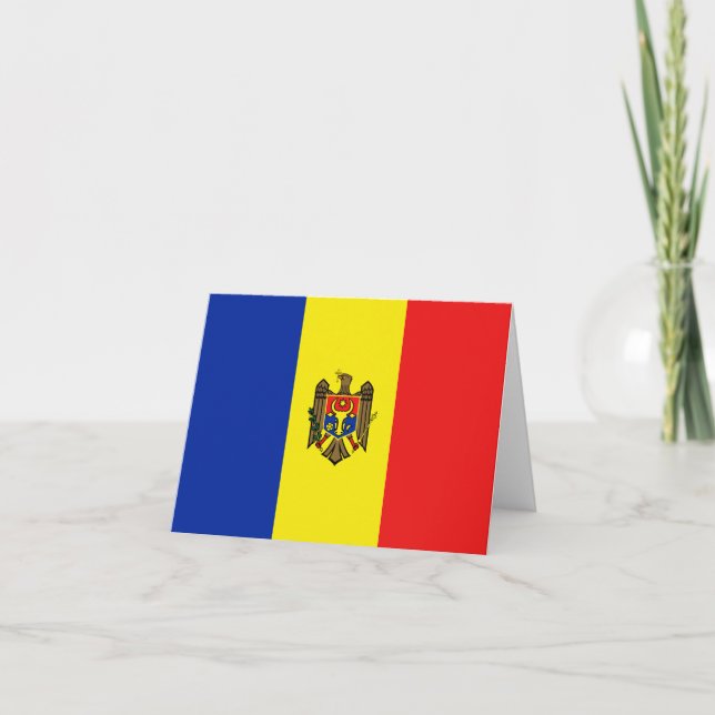 Moldova Flag Notecard (Front)