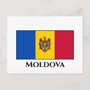 Moldova Flag Postcard