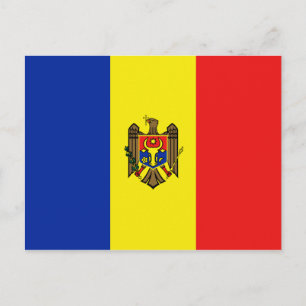Moldova Flag Postcard