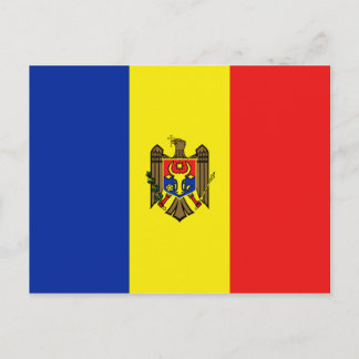 Moldova Flag Postcard