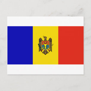 Moldova Flag Postcard