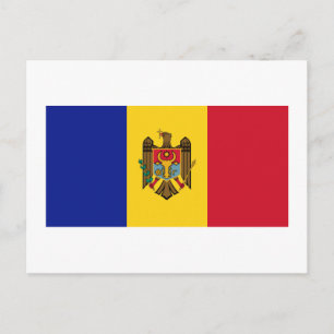 Moldova Flag Postcard