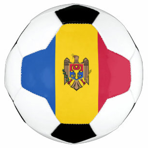 Moldova Flag Soccer Ball