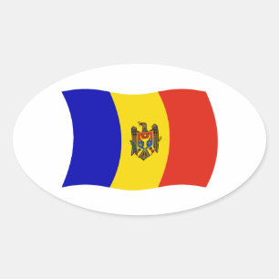 Moldova Flag Sticker