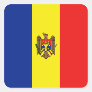Moldova Flag Sticker