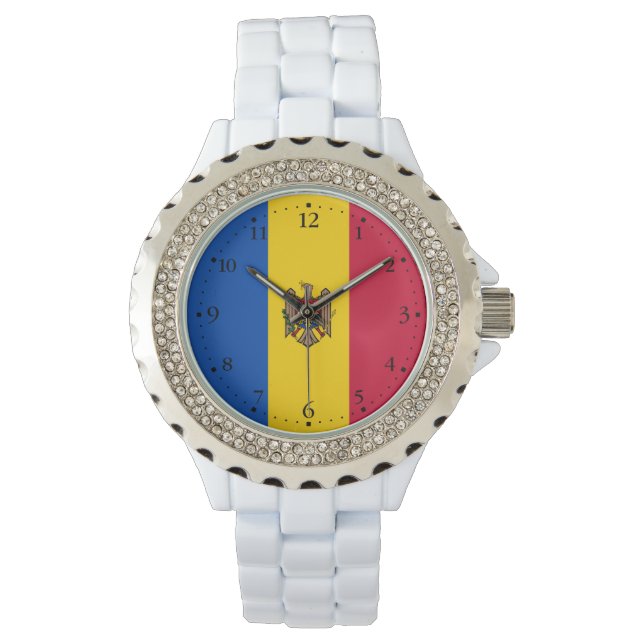 Moldova Flag Watch (Front)
