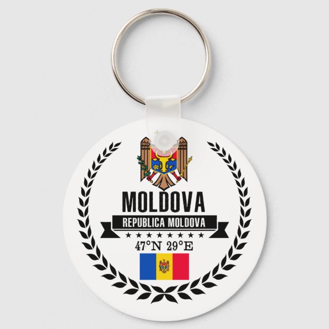 Moldova Keychain (Front)