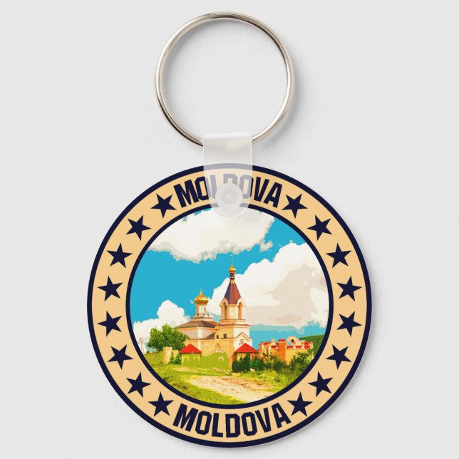 Moldova                                            keychain (Front)