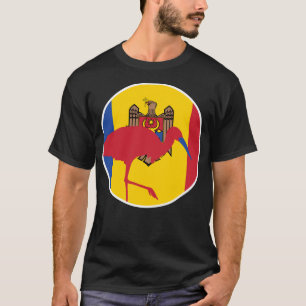 Moldova Stork Moldovan National Animal Flag T-Shirt
