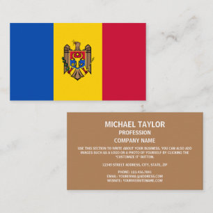 Moldovan Flag, Flag of Moldova Business Card