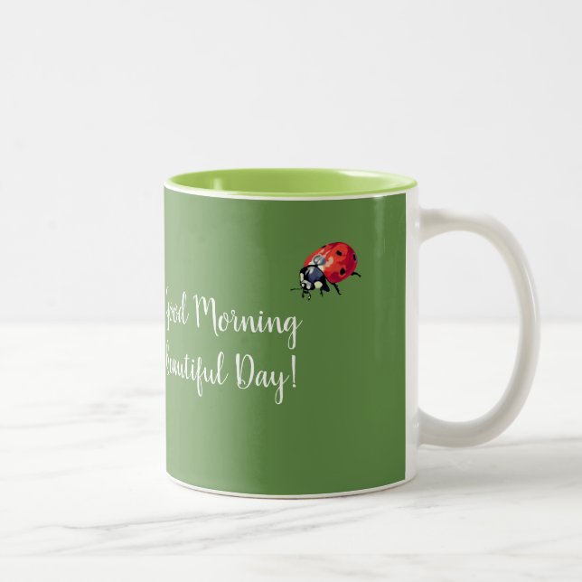 Mole and Butterfly good morning  Mug (Right)