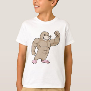 Mole as Bodybuilder with big Muscles T-Shirt