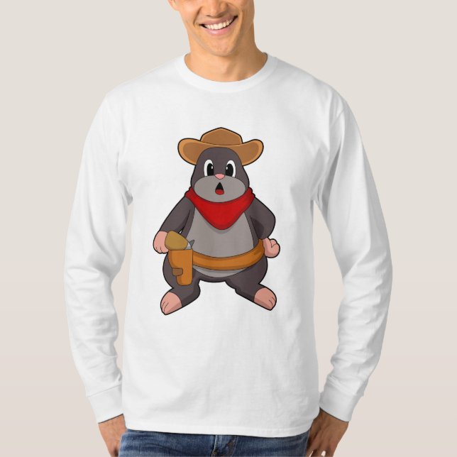 Mole as Cowboy T-Shirt (Front)