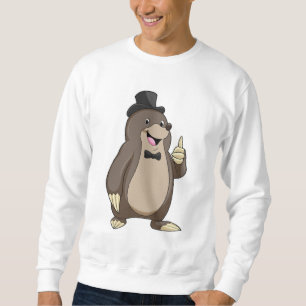 Mole as Groom with Tie Sweatshirt