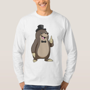 Mole as Groom with Tie T-Shirt