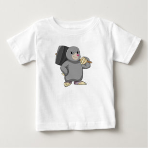 Mole as Handyman with Hammer Baby T-Shirt