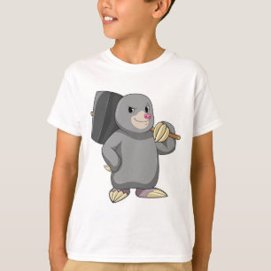 Mole as Handyman with Hammer T-Shirt