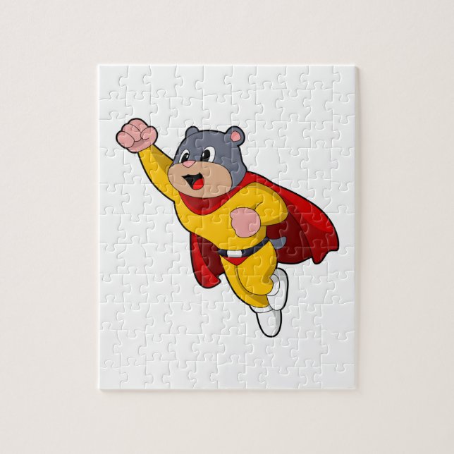 Mole as Hero Jigsaw Puzzle (Vertical)