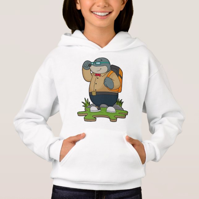 Mole as Hiker with Backpack (Front)