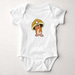 Mole as Miner with Helmet Baby Bodysuit