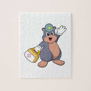 Mole as Nurse with First aid kit.PNG Jigsaw Puzzle