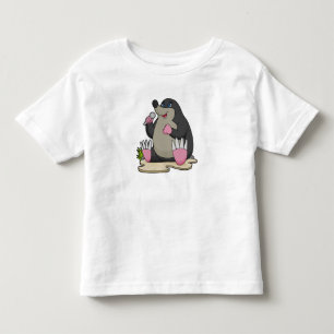 Mole as Singer with Microphone Toddler T-shirt