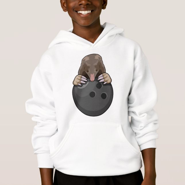 Mole at Bowling with Bowling ball (Front)