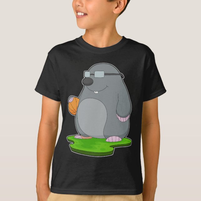Mole Basketball player Basketball T-Shirt (Front)