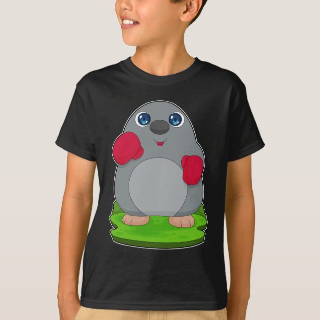 Mole Boxer Boxing gloves Boxing T-Shirt (Front)