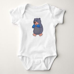 Mole Boxing Boxer Boxing gloves Baby Bodysuit